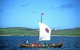 Shetlands, Lerwik, Wikinger Boot